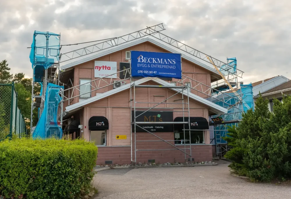 Säker byggställning Beckmans Bygg