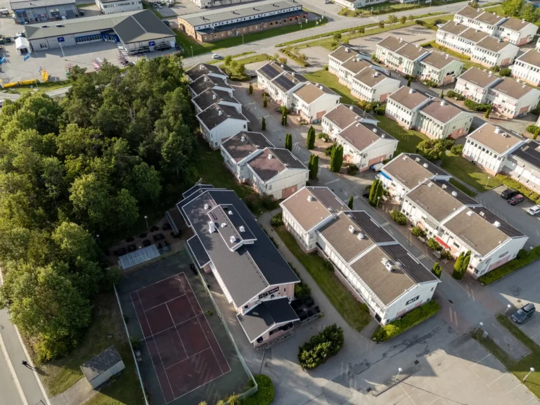 Takläggning Drönarfoto